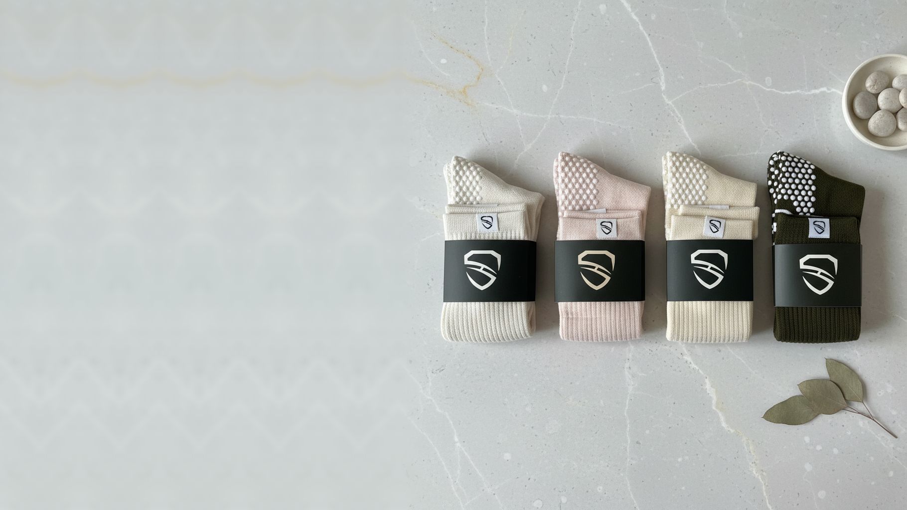 Studio Fitology Pilates grip socks in four colours